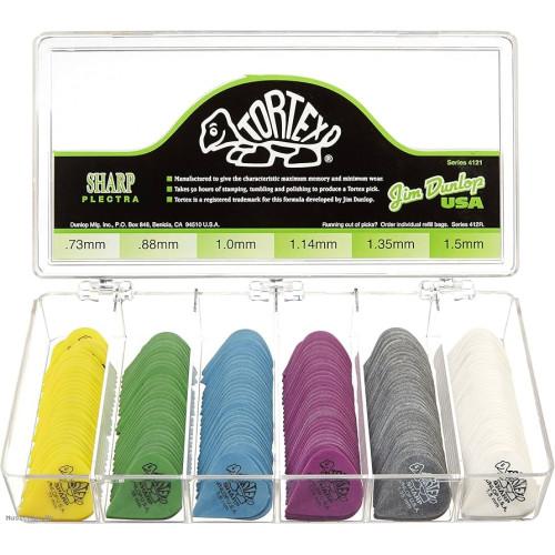 DUNLOP PICKS TORTEX SHARP CAB (216) set trzalica DUNLOP PICKS TORTEX SHARP CAB (216) set trzalica