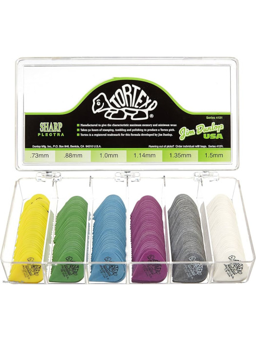DUNLOP PICKS TORTEX SHARP CAB (216) set trzalica