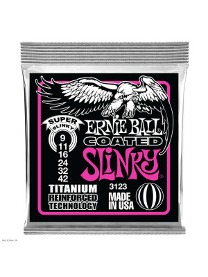 ERNIE BALL 3123 TITANIUM RPS 9-42 coated žice za električnu gitaru
