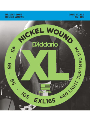 DADDARIO EXL165 45-105 žice za bas gitaru