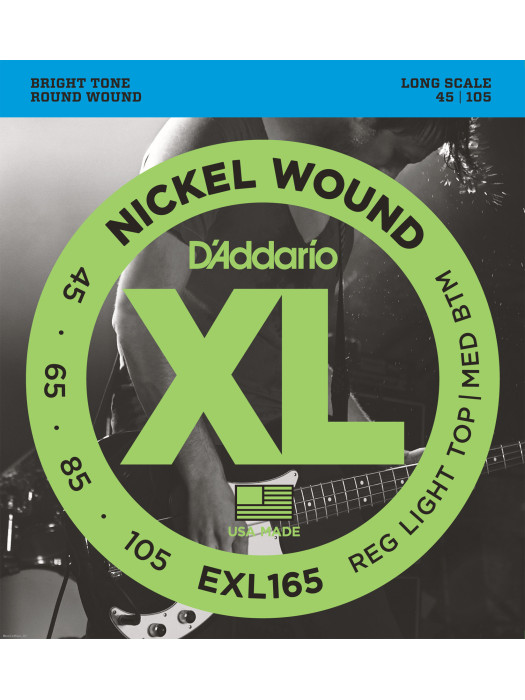 DADDARIO EXL165 45-105 žice za bas gitaru