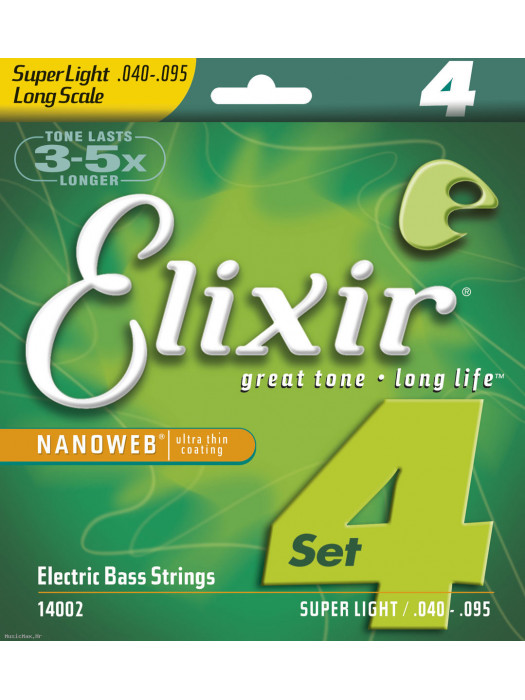 ELIXIR 14002 NANOWEB 40-95 coated žice za bas gitaru