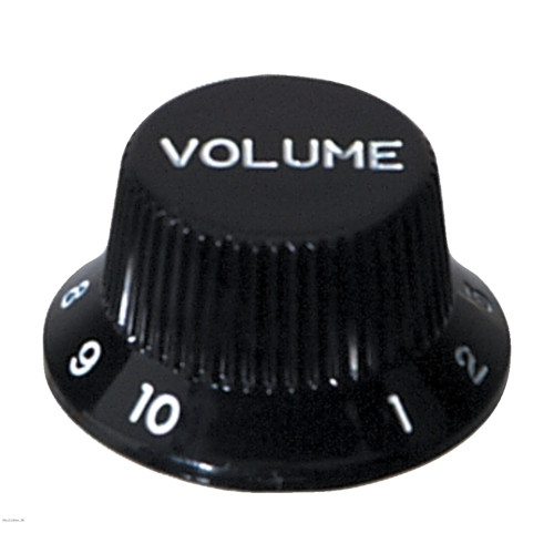 GEWA 556.010 Volume Black kapica za potenciometar