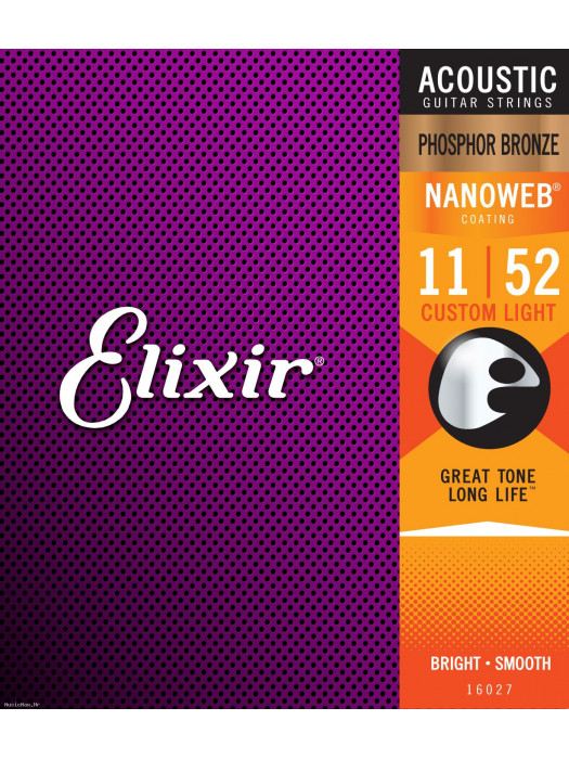 ELIXIR 16027 NANOWEB PH 11-52 coated žice za akustičnu gitaru