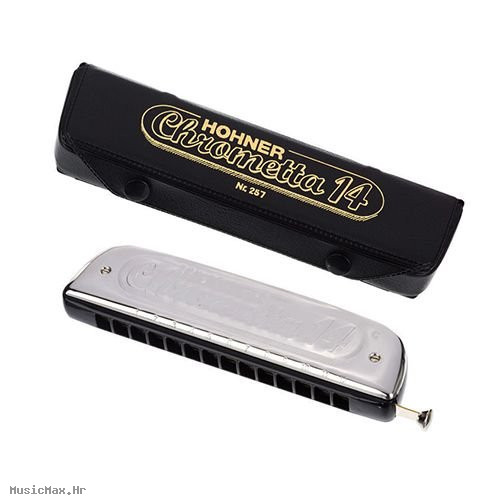 HOHNER 257/56 Chrometta 14 C kromatska usna harmonika HOHNER 257/56 Chrometta 14 C kromatska usna harmonika