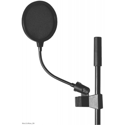 ON STAGE ASVS4-B Blk gooseneck pop filter