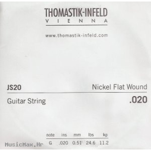 THOMASTIK JS20 .020 brušena žica za električnu gitaru