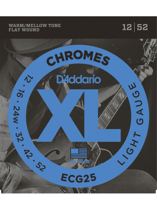 DADDARIO ECG25 12-52 brušene žice za električnu gitaru
