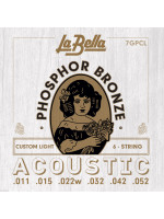 LA BELLA 7GPCL 11-52 žice za akustičnu gitaru