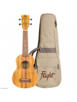 FLIGHT DUS322 ZEB/ZEB NAT sopran ukulele s torbom
