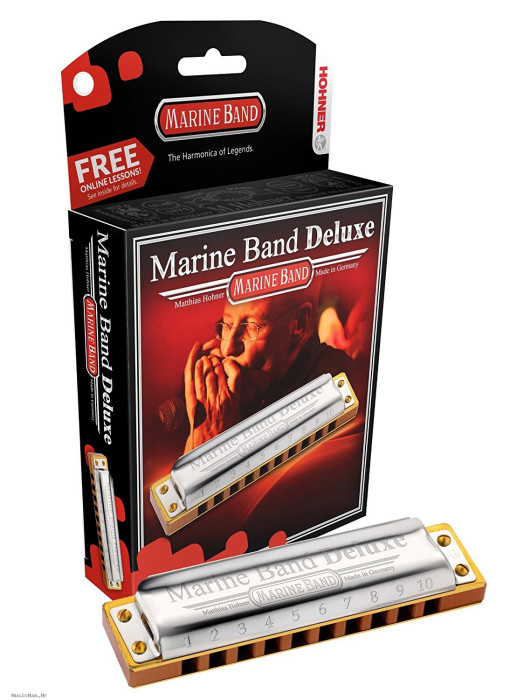 HOHNER 2005/20 MARINE BAND Deluxe Ab usna harmonika