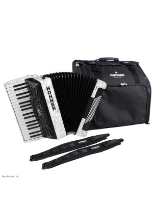 HOHNER BRAVO III 72 White klavirska harmonika s torbom