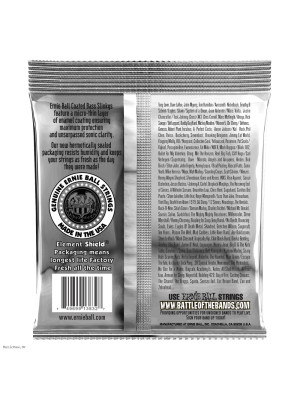 ERNIE BALL 3832 COATED SLINKY 50-105 žice za bas gitaru