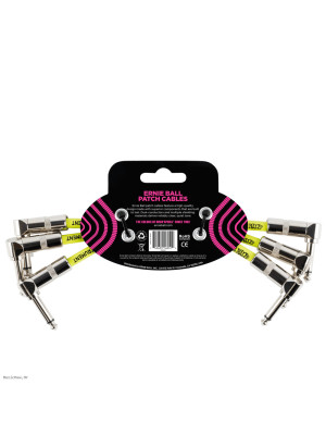 ERNIE BALL 6051 (set 3) 15cm patch kabel
