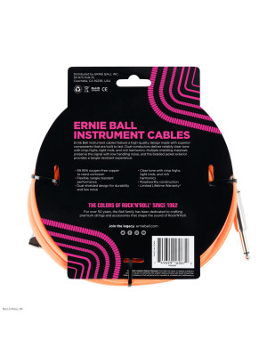 ERNIE BALL 6067 Neon Orange 7.5m instrumentalni kabel