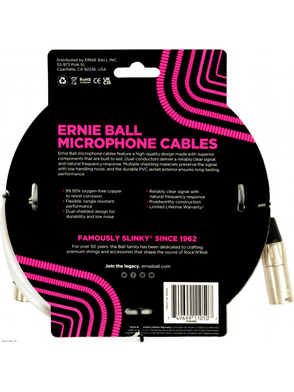 ERNIE BALL P06389 6m mikrofonski kabel