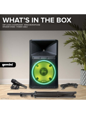 GEMINI GSP-L2200PK Bluetooth Party aktivni zvučnik