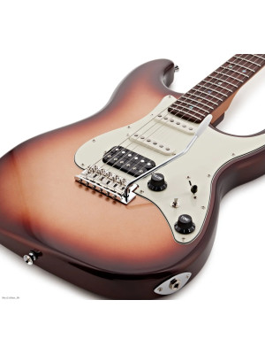 JET JS-40 HSS Metallic Burst električna gitara s torbom
