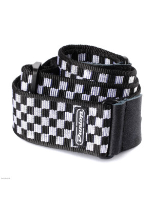 DUNLOP ACCESSORIES D38-31BK B+W CHECK remen za gitaru