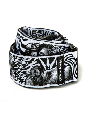 DUNLOP ACCESSORIES ILD04 I LOVE DUST SKULLS B/W remen za gitaru