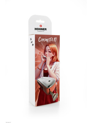 HOHNER HARMONICAS CHROMETTA 10 C kromatska usna harmonika