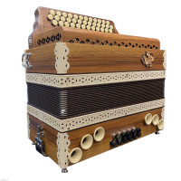 AS AS C-F-B WALNUT dijatonska harmonika