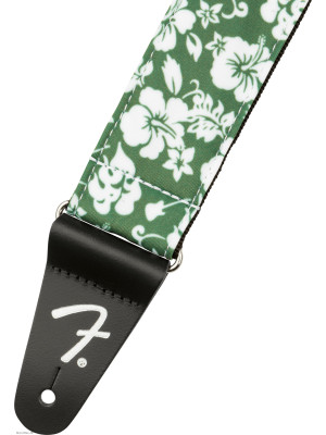 FENDER HAWAIIAN Green FLORAL remen za gitaru