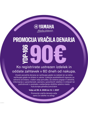 YAMAHA YDP166B ARIUS Blk digitalni klavir
